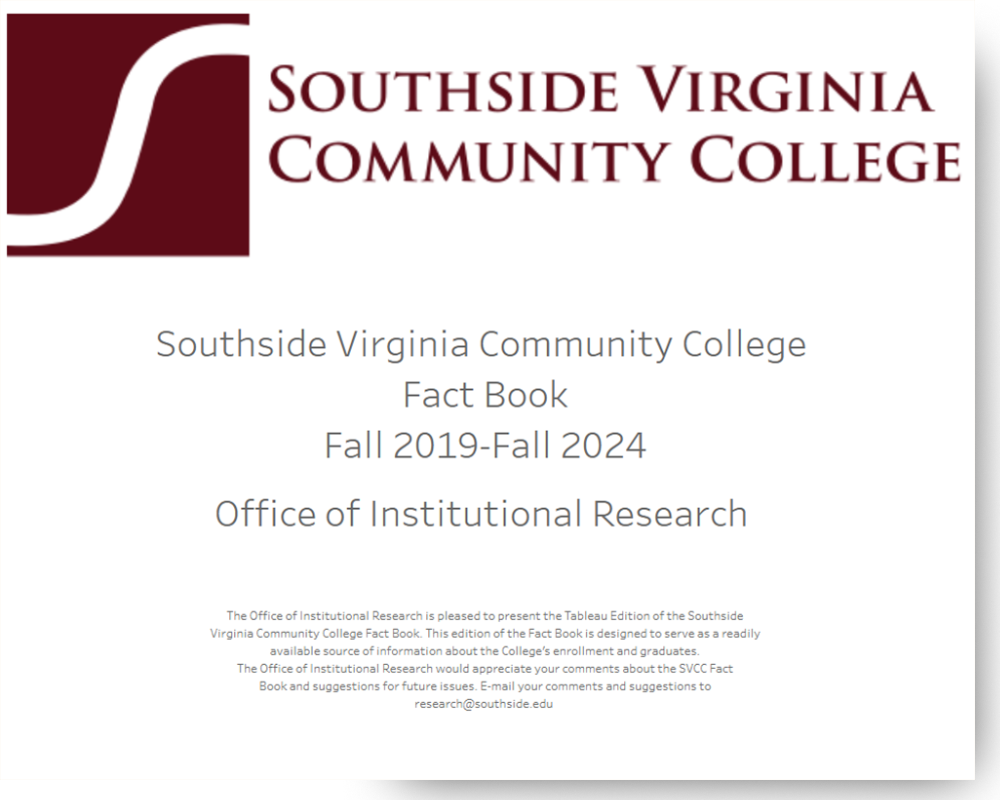 Screenshot of the Fact Book report