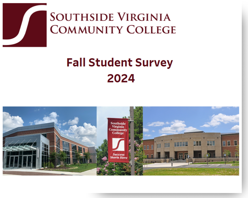 screenshot of Student Survey Tablaeu with link