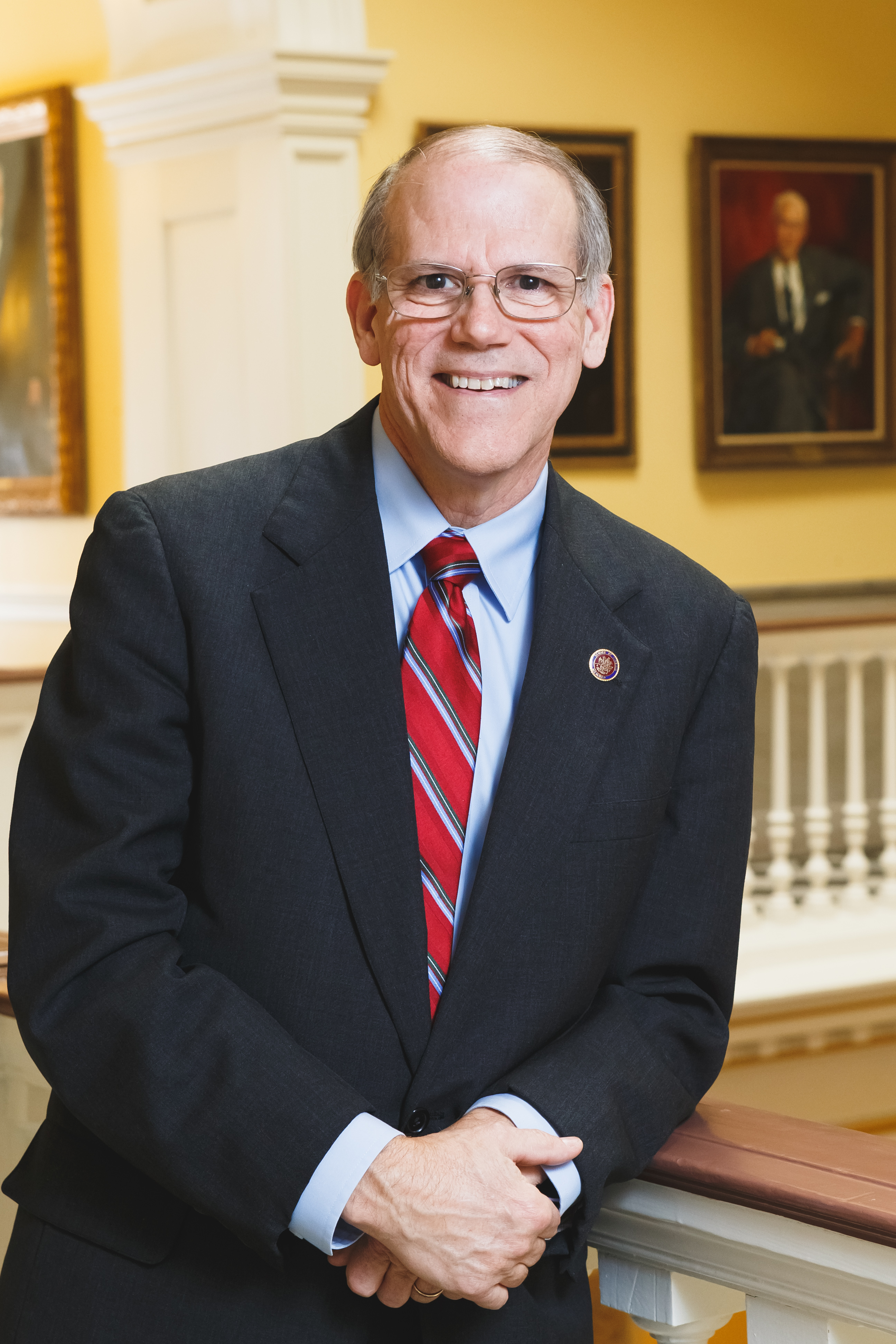 Frank Ruff posing in office