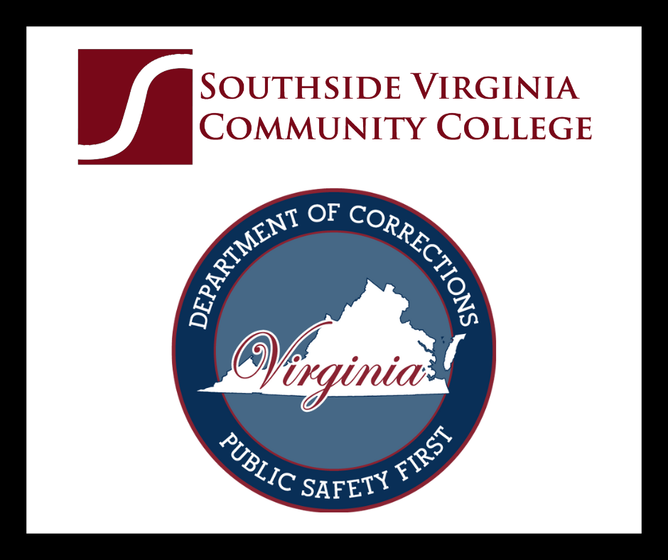 Logo for Southside Virginia Community College and the Virginia Department of Corrections