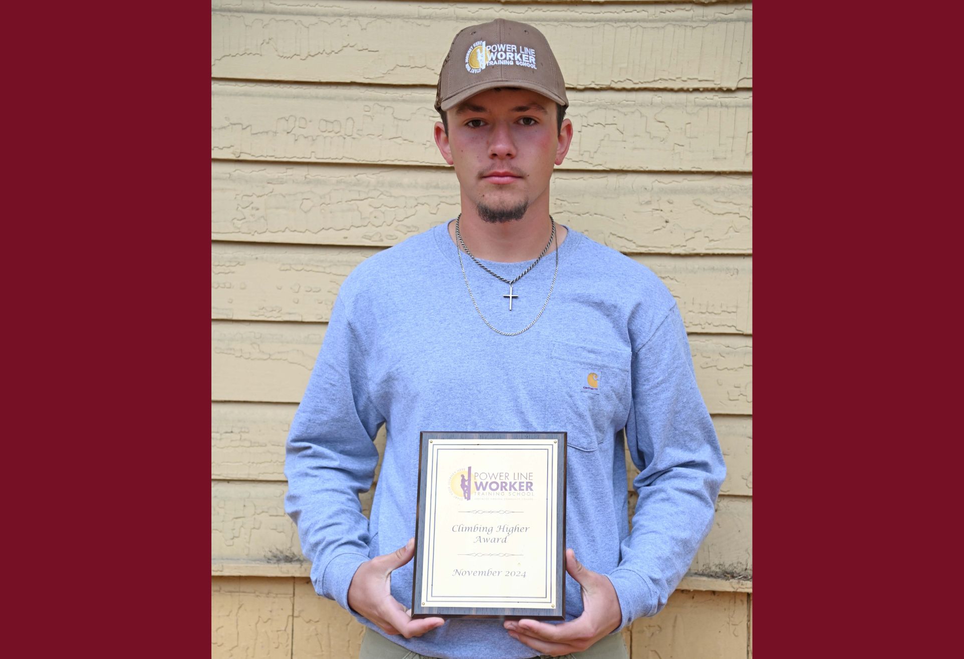 Isaac Walton with award