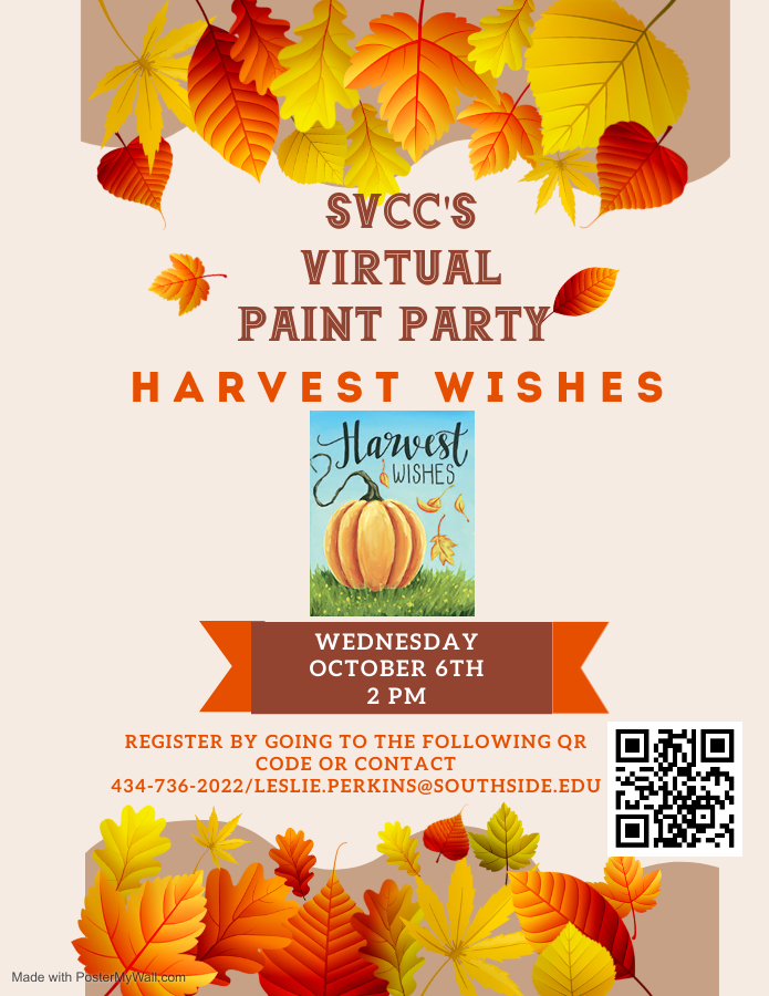 Virtual Paint Party - Harvest Wishes
