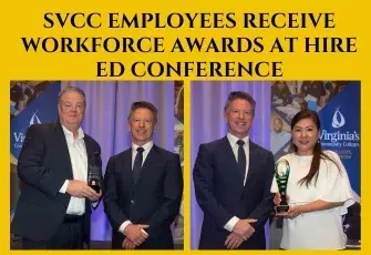 Announcement for SVCC Employees Receive Workforce Awards at Hire Ed Conference