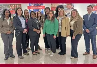 Group of SVCC students and staff at the VA General Assembly 2025