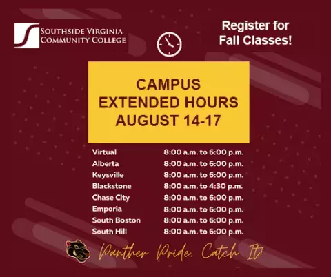 Fall 2023 Extended Hours